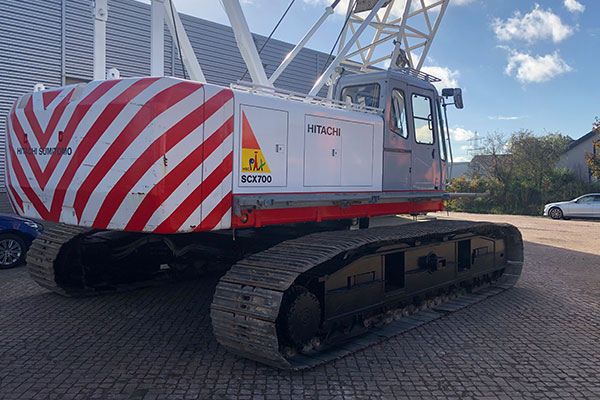 Hitachi SCX 700 rupskraan van Hoogenboom